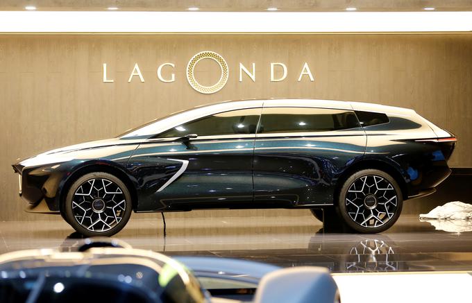 Lagonda je ekskluzivna podznamka britanskega Aston Martina. Prvi model, ki ga napoveduje koncept, bo na ceste zapeljal leta 2022. | Foto: Reuters
