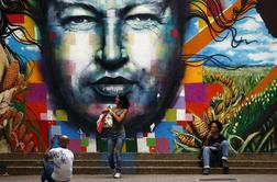 Venezuelskim delavcem se menda prikazuje Chavez