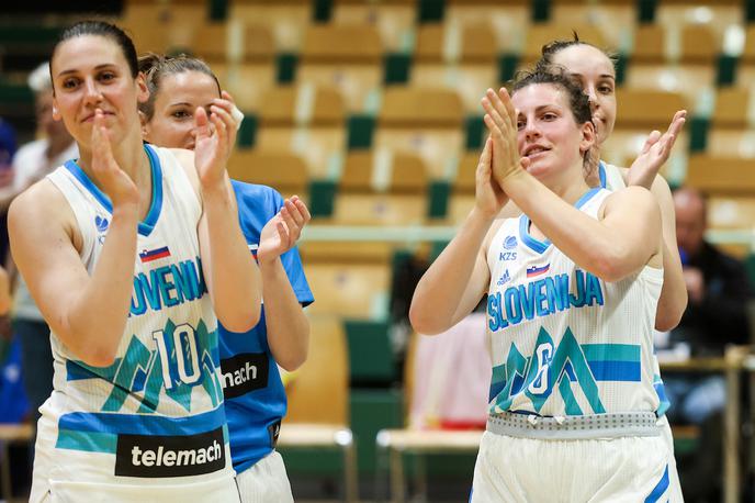 Slovenija : Črna Gora (ženska košarka, priprave na EuroBasket) | Slovenke so na prvi pripravljalni tekmi na EuroBasket premagale Črno Goro. | Foto Vid Ponikvar