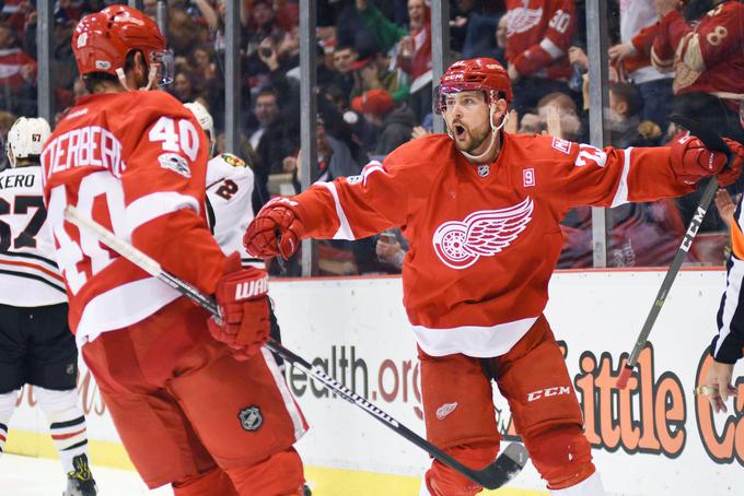 Nekdanji soigralec Jana Muršaka Tomas Tatar je z Detroit Red Wings podpisal štiriletno pogodbo. | Foto: Reuters