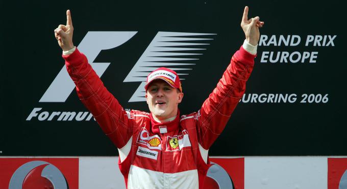 Schumacher je na Nürburgringu zmagal petkrat, zadnjič leta 2006. | Foto: AP / Guliverimage
