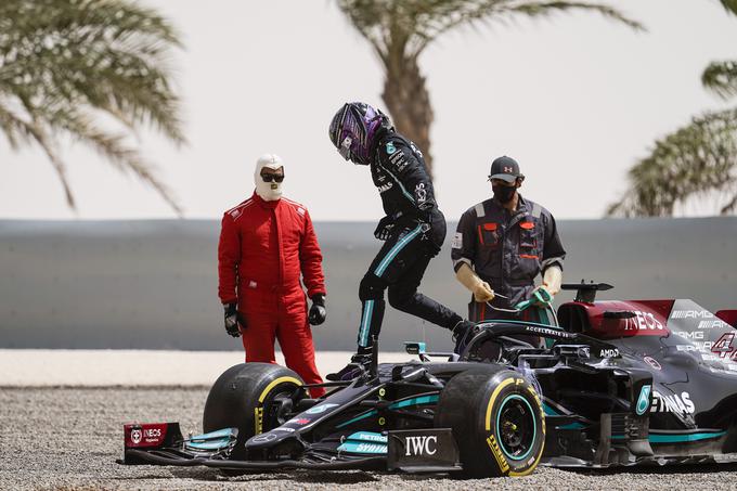 Lewis Hamilton in Mercedes na zimskih testiranjih nista blestela. | Foto: Guliverimage/Vladimir Fedorenko