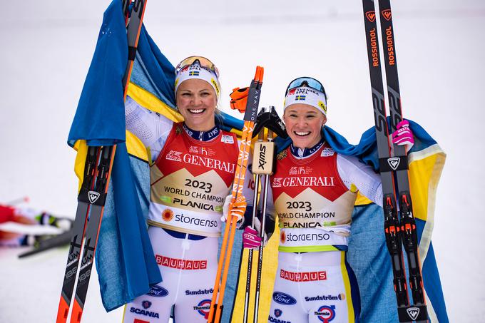 Žensko preizkušnjo sta dobili svetovni prvakinji, Švedinji Jonna Sundling in Emma Ribom.  | Foto: Grega Valančič/Sportida