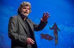 Reinhold Messner v Ljubljani kar dvakrat "premikal gore"
