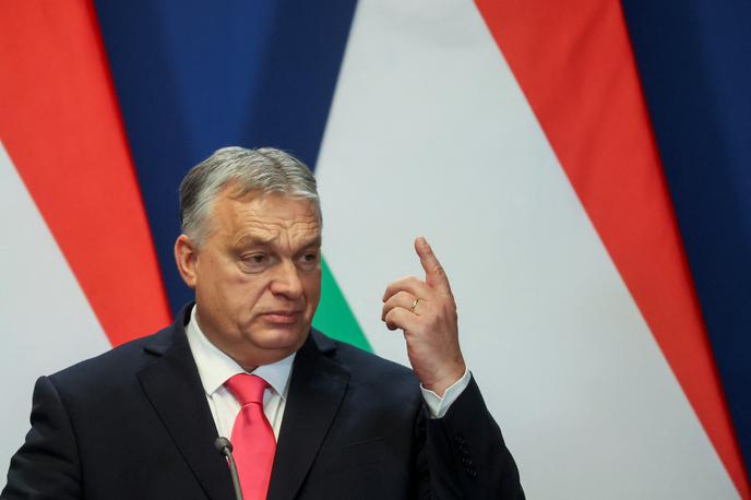 Viktor Orban | Madžarska je edina od 31 držav članic Nata, ki še ni ratificirala pristopa Švedske. Budimpešta z ratifikacijo odlaša zaradi švedskih kritik na račun stanja pravne države in svobode medijev na Madžarskem. | Foto Reuters