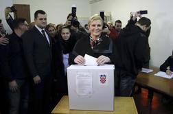 Volitve na Hrvaškem: tesna zmaga Kolinde Grabar Kitarović