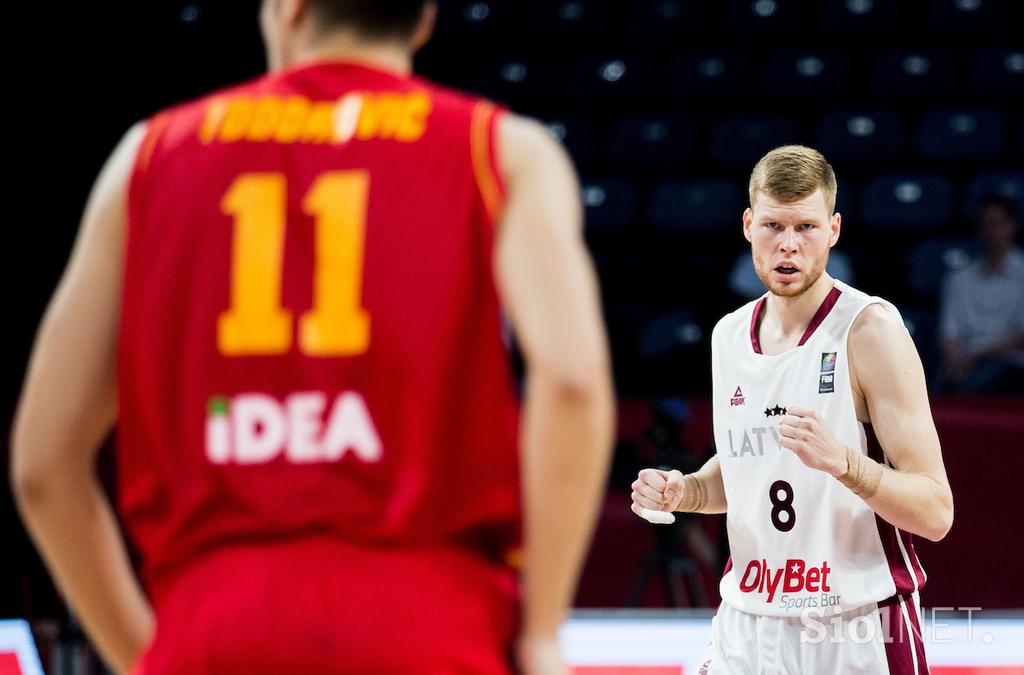 Latvija Črna gora Eurobasket osmina finala