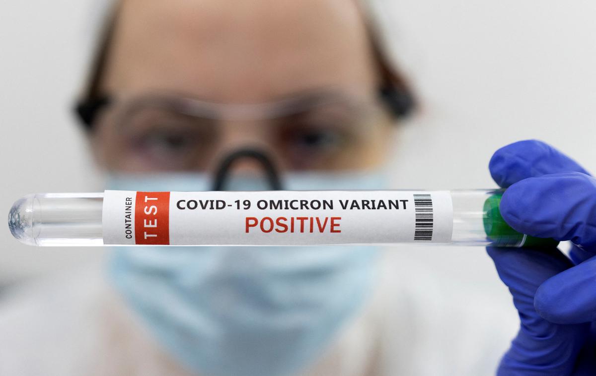 omikron covid-19 | Znani so zadnji podatki o okuženih z novim koronavirusom.  | Foto Reuters