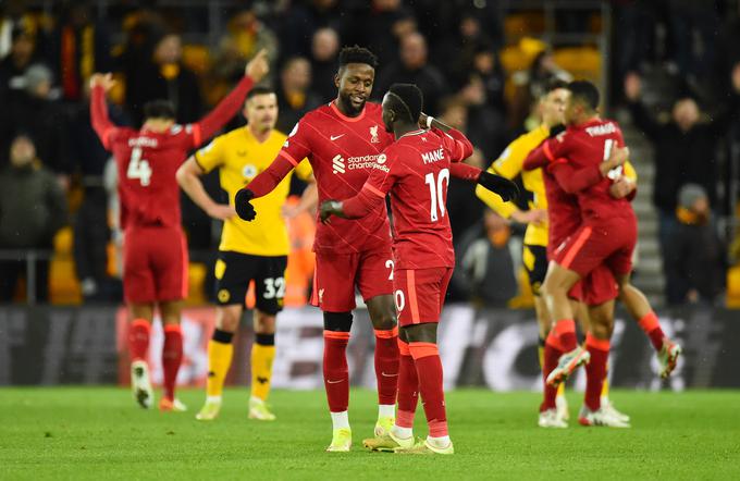 Veselje nogometašev Liverpoola. | Foto: Reuters