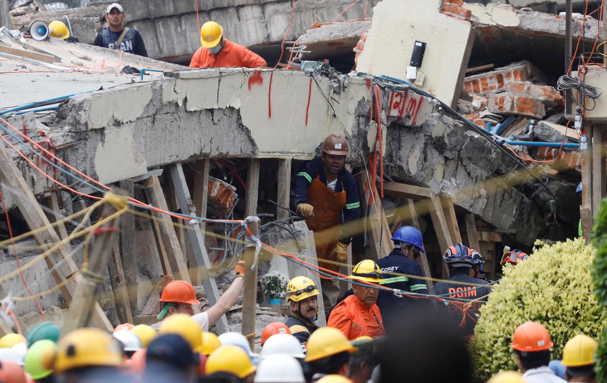 Mehika, potres, ruševine | Foto Reuters