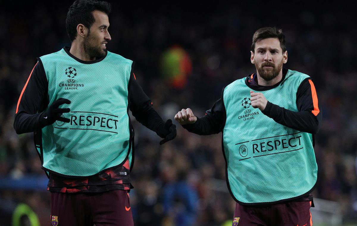 Messi Busquets | Busquets bo znova združil moči z Messijem. | Foto Reuters
