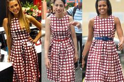 Michelle Obama, Jessica Alba in Huma Abedin v obleki za 75 evrov