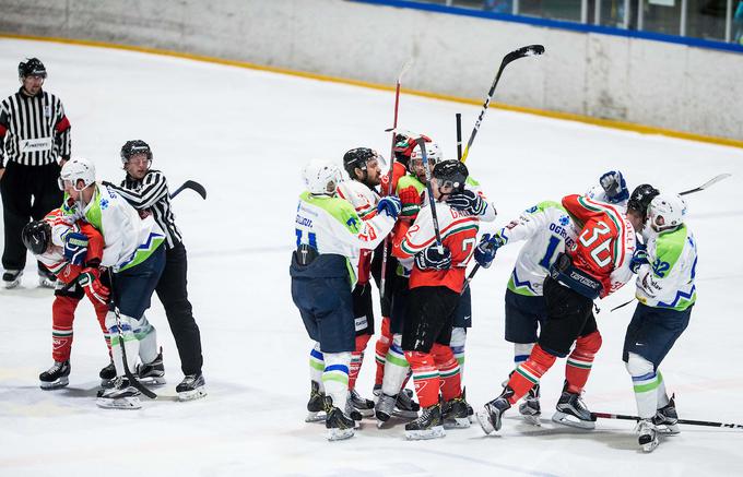 Slovenija Madžarska pripravljalna tekma hokej | Foto: Vid Ponikvar