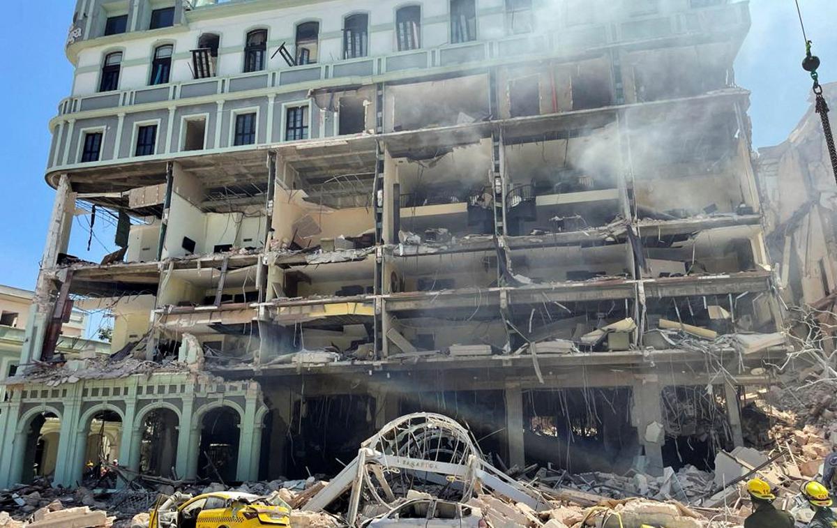 hotel Havana | V prestolnici Kube, Havani, je v hotelu odjeknila eksplozija. | Foto Reuters