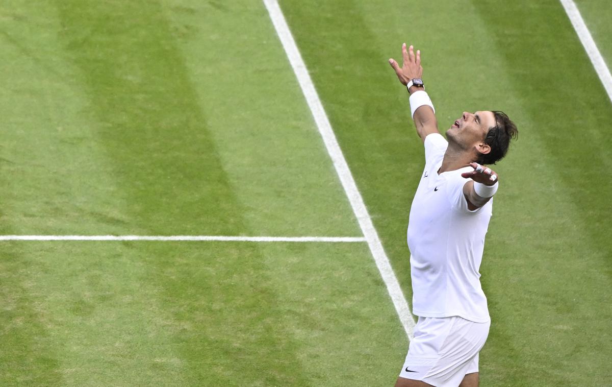 Wimbledon Nadal | Rafael Nadal se je osmič uvrstil v polfinale Wimbledona. | Foto Reuters