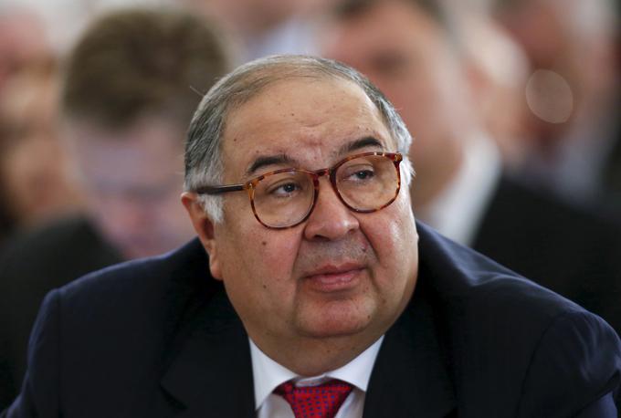 Ališer Usmanov je znan kot glavni delničar USM Holdings, obogatel pa je na račun vlaganja v kovine, medije, telekomunikacijske storitve in šport. Njegovo premoženje je ocenjeno na 14 milijard dolarjev. | Foto: Reuters