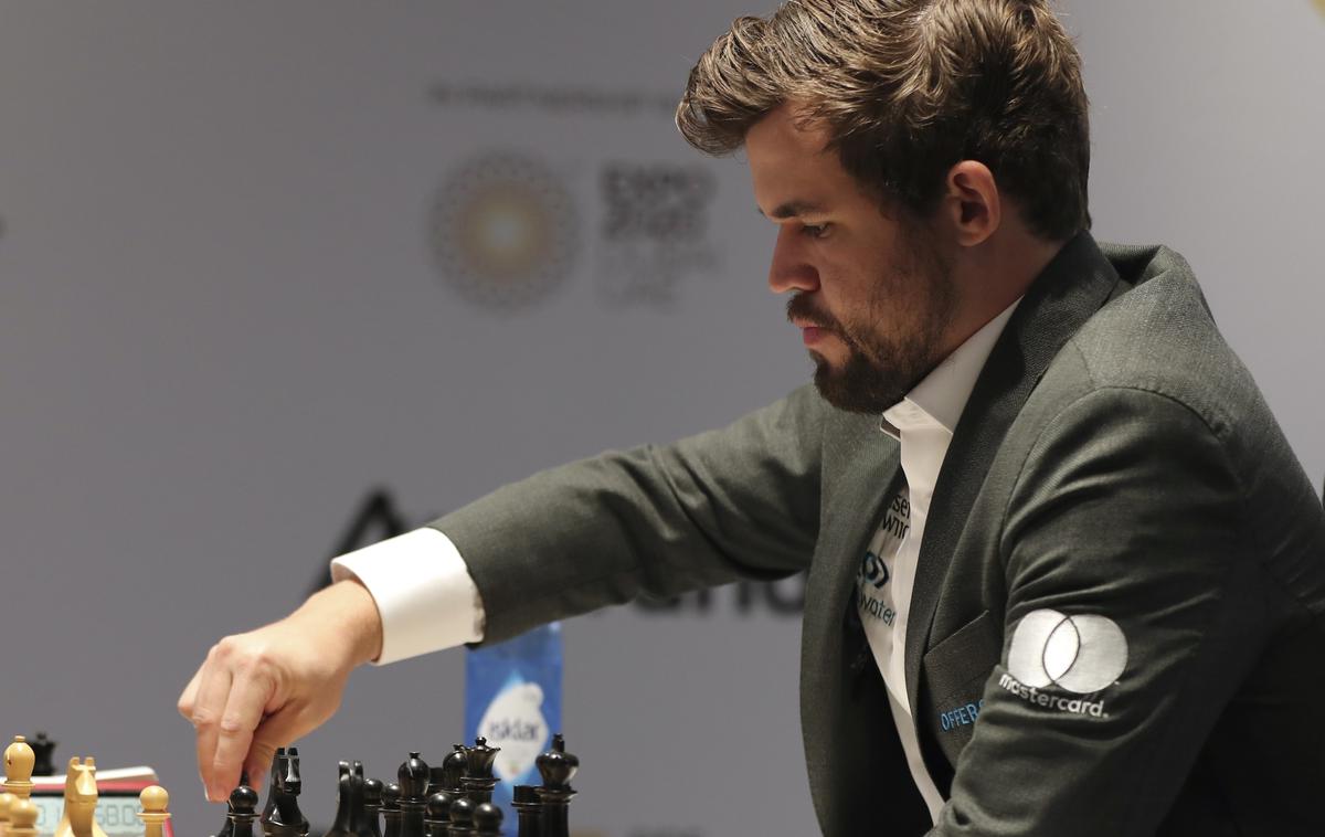 Magnus Carlsen | Branilec naslova iz Norveške Magnus Carlsen je v šesti partiji za naslov svetovnega šahovskega prvaka v Dubaju po 136 potezah z belimi figurami premagal ruskega izzivalca Jana Nepomnjaščija. | Foto Guliverimage