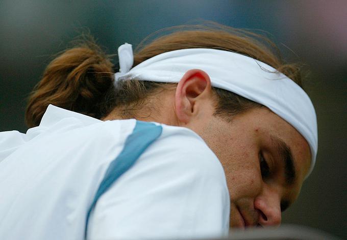 Roger Federer verjetno še danes ni pozabil tega poraza. | Foto: Guliverimage/Getty Images
