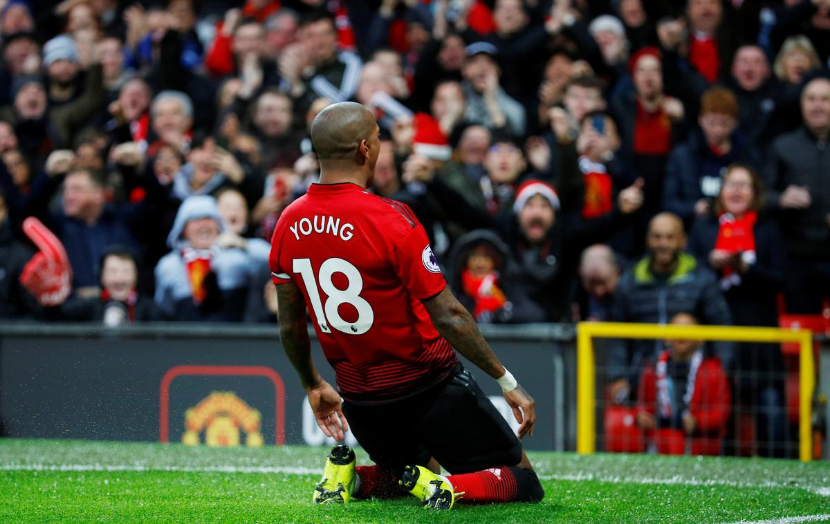 Ashley Young | Ashley Young je za United odigral 261 tekem ter dosegel 19 golov. | Foto Reuters