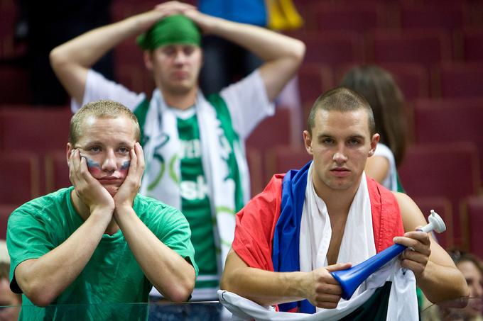 Razočaranje po porazu s Srbijo v polfinalu je bilo veliko. | Foto: Vid Ponikvar