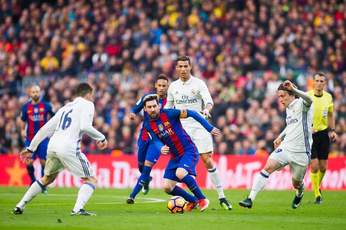 Messi je z naskokom najboljši nogometaš El Clasica. | Foto: Getty Images