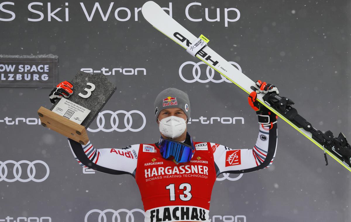 Sebastian Foss-Solevaag | Norvežan Sebastian Foss Solevaag je bil najboljši na nedeljskem slalomu. | Foto Reuters