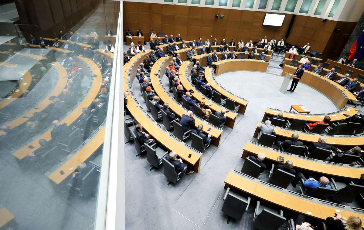 Državni zbor | Danes so poslanci državnega zbora vnovič glasovali o že potrjenih zakonskih podlagah, na katere je državni svet vložil veto.  | Foto STA