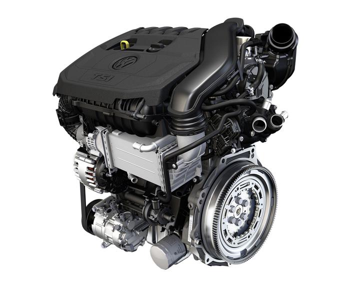 Prvi bo na trgu motor 1.5 TSI s 96 kilovati največje moči ter z 200 njutonmetri navora že pri 1.300 vrtljajih v minuti. | Foto: Volkswagen