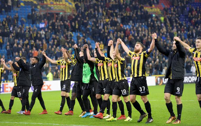 Rumeno-črni iz Arnhema so v kvalifikacijah izločili irski Dundalk in belgijski Anderlecht. | Foto: Reuters