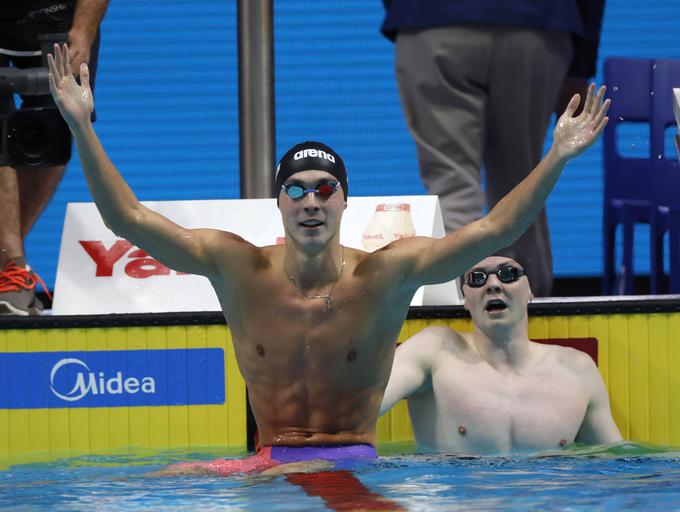Anton Čupkov je zmagal na 200 m prsno. | Foto: Reuters