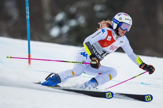 Marta Bassino prvič v sezoni na stopničkah. | Foto: Reuters