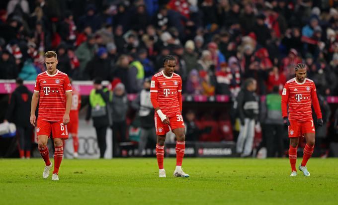 Nogometaši Bayerna so tudi v tretjem nastopu v letu 2023 ostali brez zmage. Znova so remizirali z 1:1. | Foto: Reuters