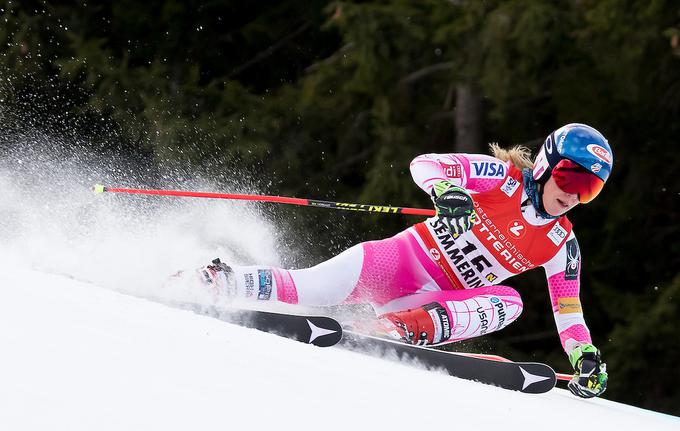 Mikaela Shiffrin je trenutno druga veleslalomistka svetovnega pokala. | Foto: Sportida