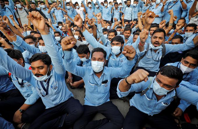 Ford tovarna Indija protest | Foto: Reuters