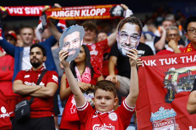 Navijači Liverpoola so bili lahko zadovoljni z razpletom superpokalnega dvoboja. | Foto: Reuters