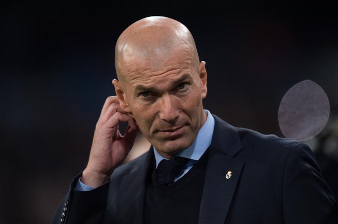 Zinedine Zidane verjetno ne more verjeti, kaj se dogaja Real Madridu. | Foto: Getty Images