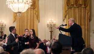 Prepir v Beli hiši: novinar CNN razjezil Trumpa #video