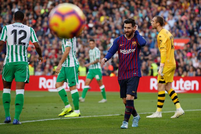 Lionel Messi | Lionel Messi je zaradi poškodbe roke izpustil pet tekem. Barcelona je štirikrat zmagala in remizirala. Ko se je vrnil, je izgubila. | Foto Reuters