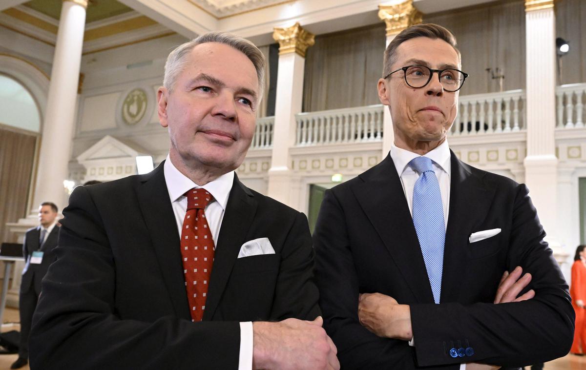 Alexander Stubb in Pekka Haavisto | Tako Alexander Stubb (desno) kot Pekka Haavisto (levo) napovedujeta odločno politiko do Rusije. | Foto Guliverimage