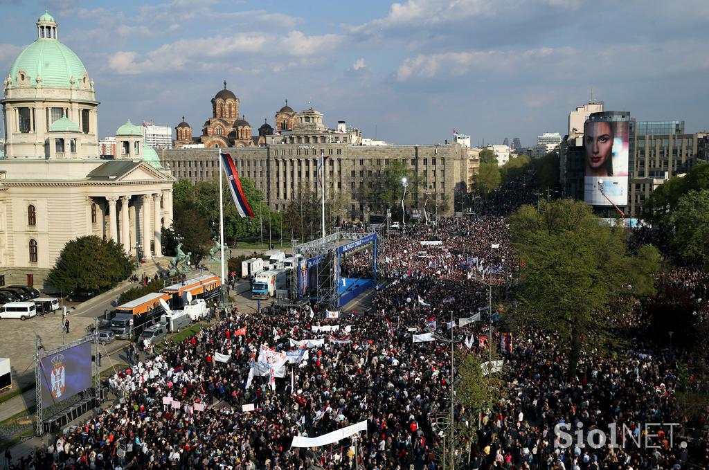 protesti v srbiji