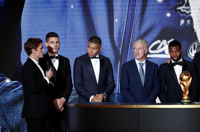 Na slovesnosti v Parizu ni manjkalo svetovnih prvakov. | Foto: Reuters