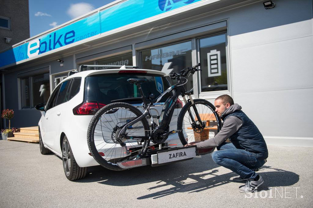 Varen prevoz koles - Opel zafira