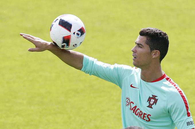 Cristiano Ronaldo je v Franciji dosegel že tri zadetke in prispeval tri podaje.  | Foto: 