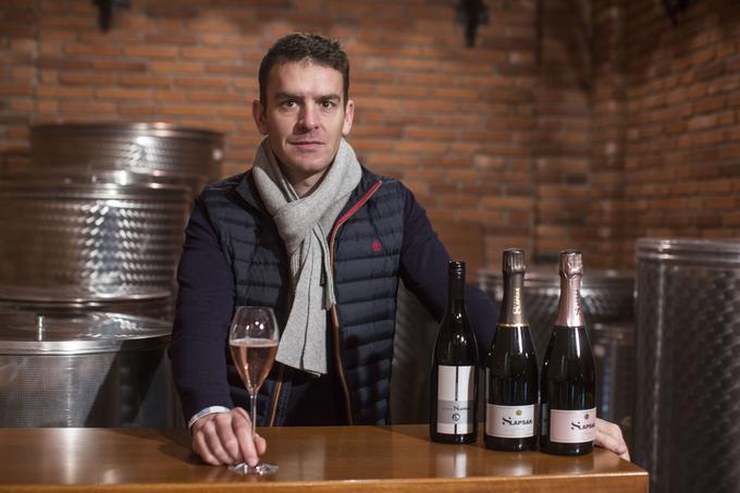 Francois je med drugim delal za šampanjsko hišo Roederer, zdaj pa se (ob pridelavi vina na Dolenjskem) ukvarja s svetovanjem vinskim kletem. | Foto: Matej Leskovšek
