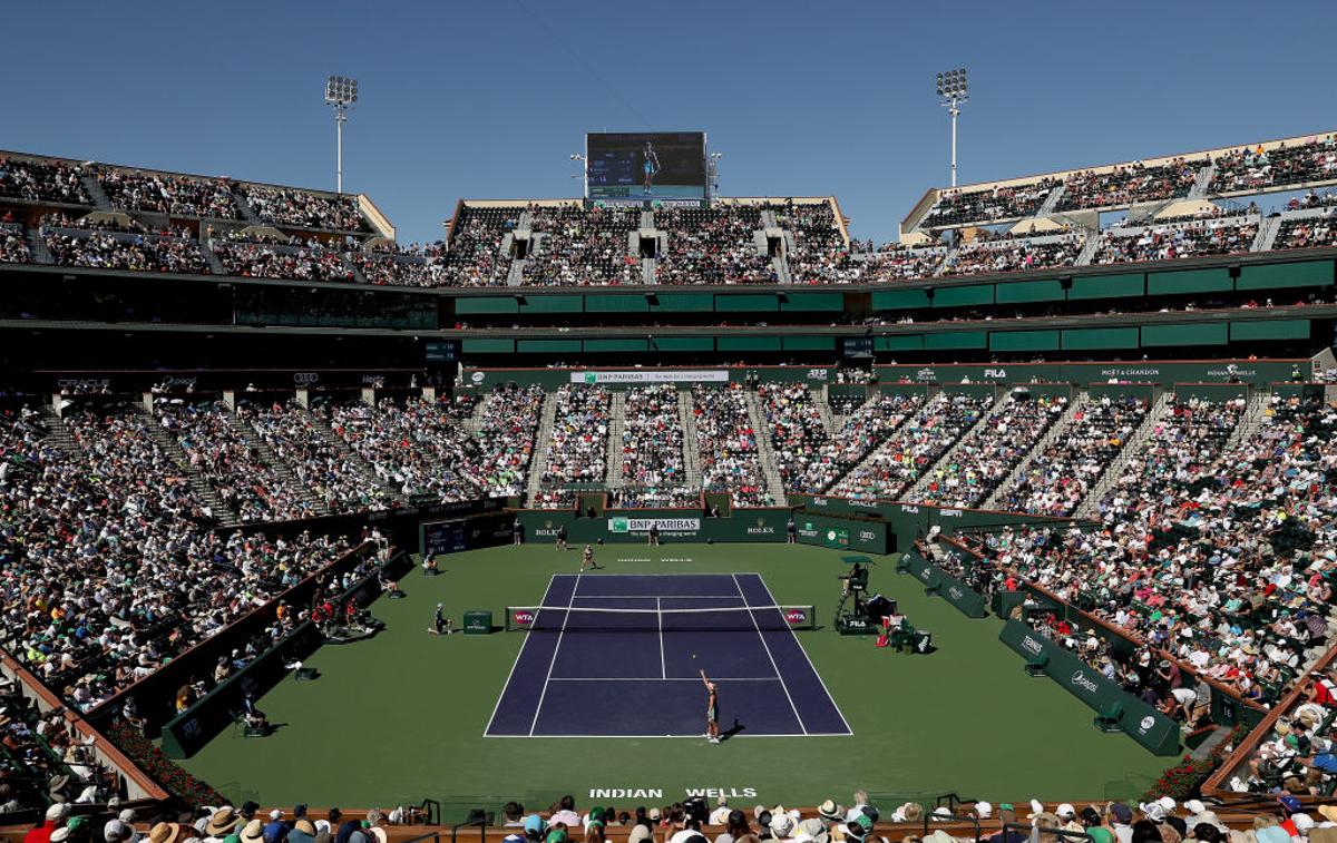 Indian Wells | Kmalu se bo začel teniški spektakel v Indian Wellsu. Tudi z Novakom Đokovićem? | Foto Gulliver/Getty Images