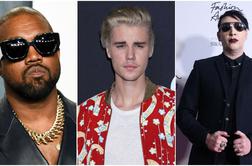 Kanye West, Justin Bieber in Marilyn Manson skupaj molili k Bogu