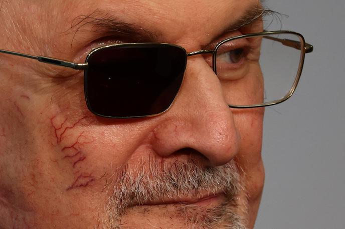 Salman Rushdie | Salman Rushdie na knjižnem sejmu v Frankfurtu | Foto Reuters
