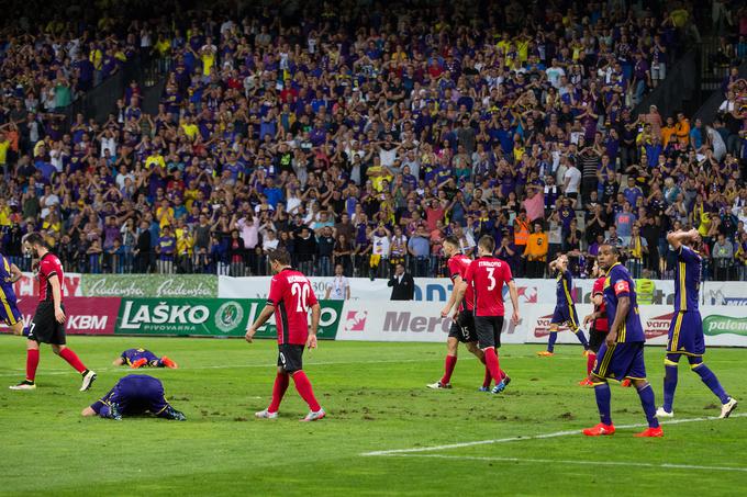 Maribor je v Evropi odigral šest tekem. Poslovil se je po izpadu proti Qabali. | Foto: Morgan Kristan / Sportida