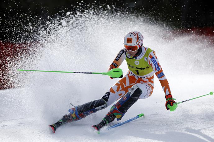 Soldeu Petra Vlhova | Petra Vlhova je dobila zadnji slalom te zime, to je njena druga zmaga v sezoni. | Foto Reuters