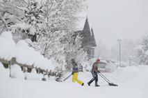 Sneženje v Avstriji